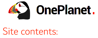 OnePlanet Environmental English logo